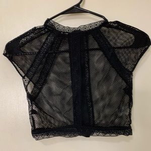 Victoria Secret mesh crop top